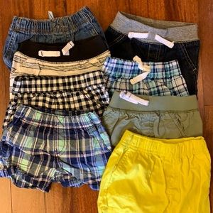 8 boys shorts 6m